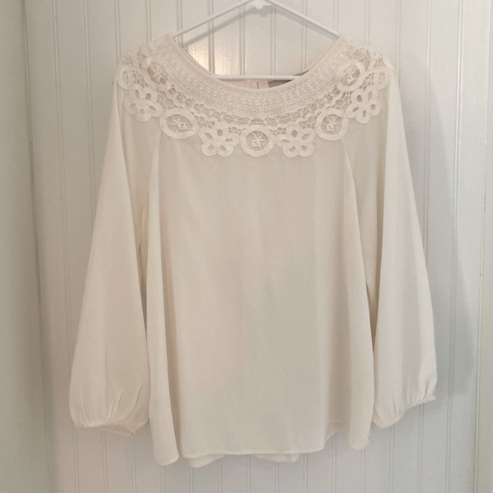LOFT Embellished Blouse